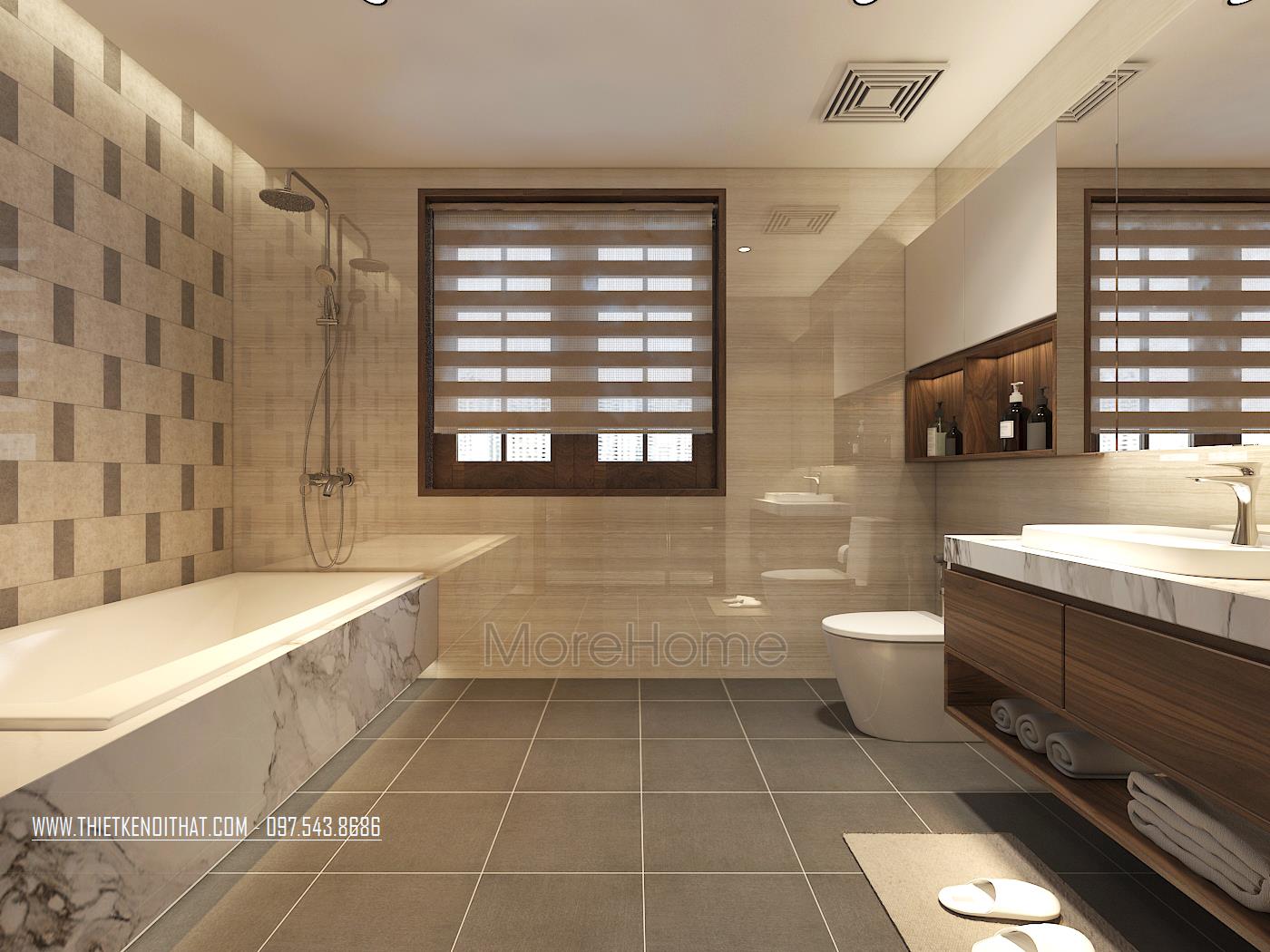 Thiết kế nội thất hiện đại biệt thự An Hưng Hà Đông
